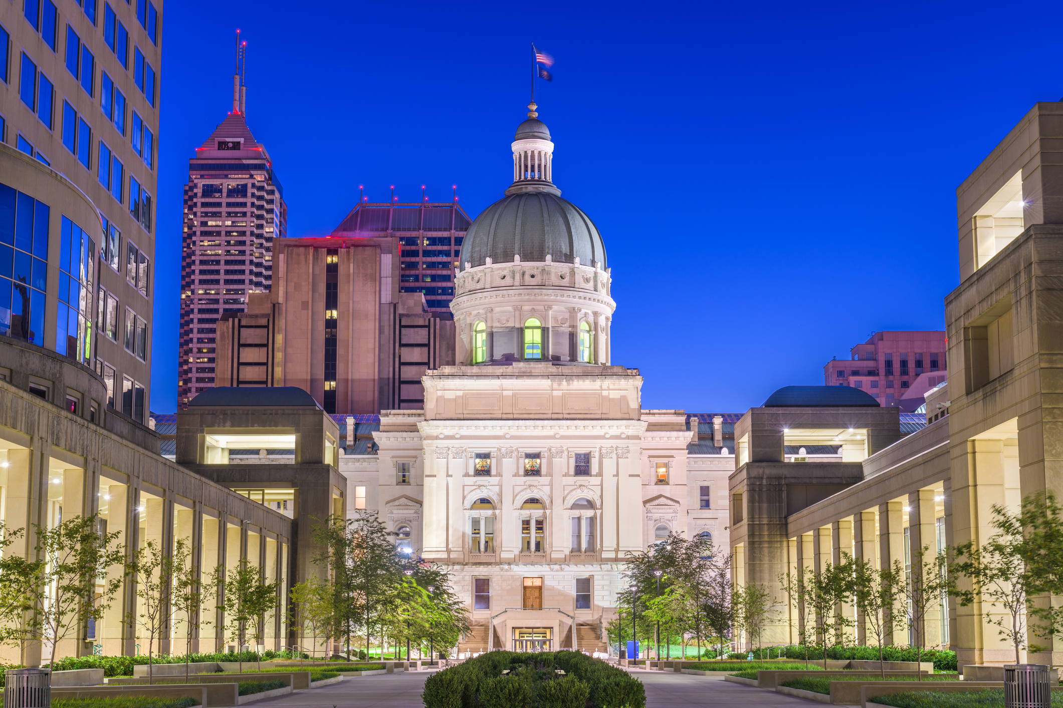 Photo of Indiana State Capitol Building